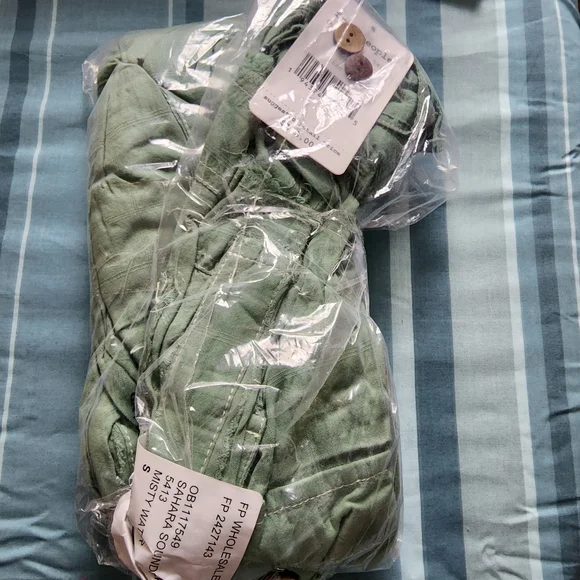 Free People Sahara Sounds Shirt Dress Small NWT - Picture 9 of 9